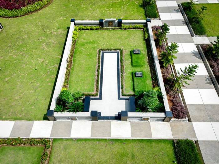 Foto udara kavling tipe Super Family B di Makam Al Azhar Memorial Garden